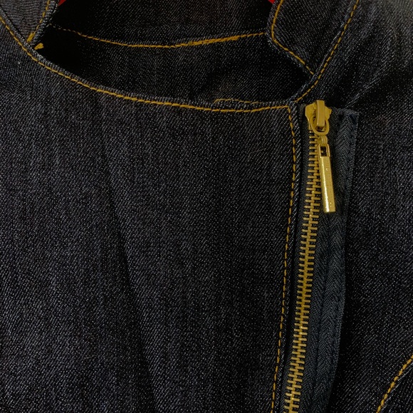 Nicki Minaj Peplum Denim Jacket - Picture 5 of 8